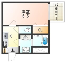 RaysProduct西住之江adamUの物件間取画像